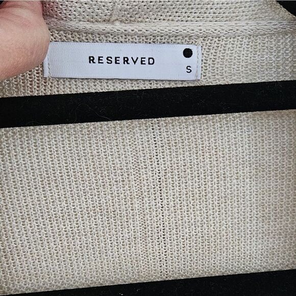 Reserved Cream Women's Cardigan - Picture 2 of 4